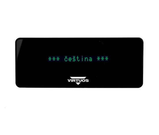Virtuos VFD displej zákaznický 20x2 pro BPOS BP-1588, černý