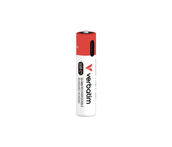 VERBATIM Nabíjecí baterie AAA USB-C 4-Pack 500 mAh
