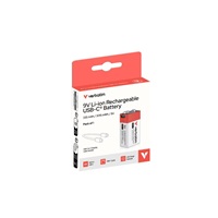VERBATIM Nabíjecí baterie 9V USB-C 1-Pack 335 mAh