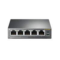 TP-Link switch TL-SF1005P (5x100Mb/s, 4xPoE+, 67W, fanless)