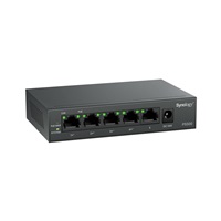 Synology switch PS500 (5xGbE,4xPoE+,60W,fanless)