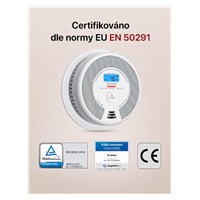 BAZAR - X-Sense SC07-MR kombinovaný RF detektor kouře a CO pro stanici SB550 - Poškozený obal (Komplet)