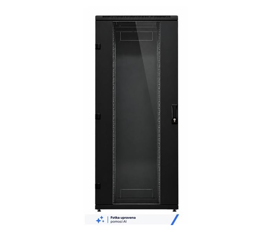 TRITON 19" rozvaděč stojanový RMA 37U 800x1000, 800kg, skleněné dveře, svařovaný, černý