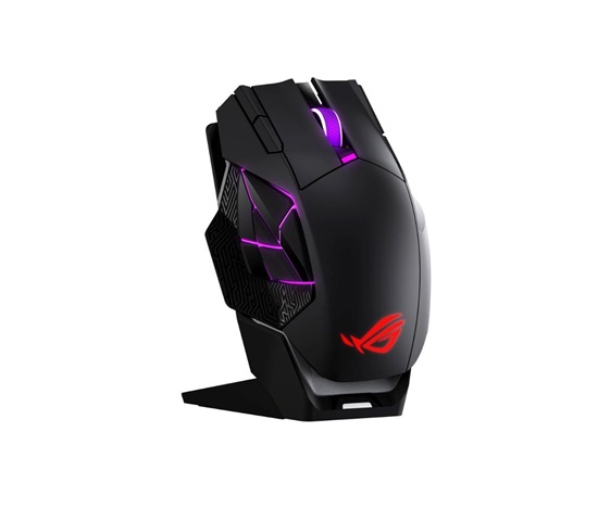ASUS myš ROG Spatha X 65K, Bezdrátová, až 65 000 DPI, ARGB, černá