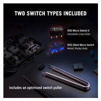ASUS myš ROG Spatha X 65K, Bezdrátová, až 65 000 DPI, ARGB, černá