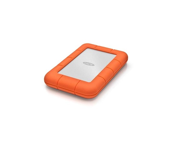 LaCie Externí HDD 2TB Rugged Mini, USB-C, Oranžová