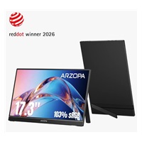 Arzopa A1M Portable Monitor 17.3" IPS Full HD 1080p Metal Housing Přenosný monitor, černý