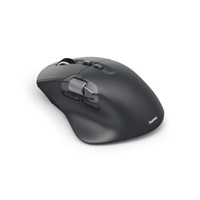 Hama Ergo myš "WM-900" pro více zařízení, bezdrátová/BT, LED, černá