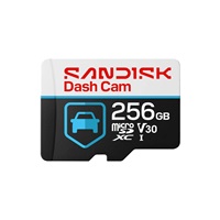 SanDisk MicroSDHC karta 256GB Dash Cam High Endurance (R:100/W:40 MB/s, Class 10, U3 V30)