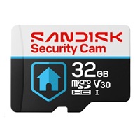 SanDisk MicroSDHC karta 32GB Security Cam Outdoor (R:100/W:40 MB/s, Class 10, U3 V30)