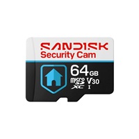 SanDisk MicroSDHC karta 64GB Security Cam Outdoor (R:100/W:40 MB/s, Class 10, U3 V30)