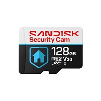 SanDisk MicroSDHC karta 128GB Security Cam Outdoor (R:100/W:40 MB/s, Class 10, U3 V30)