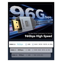 PremiumCord Kabel Ultra HD HDMI 2.2 16K@60Hz, 8K@240Hz, 4K@480Hz, pozlacený, 3m