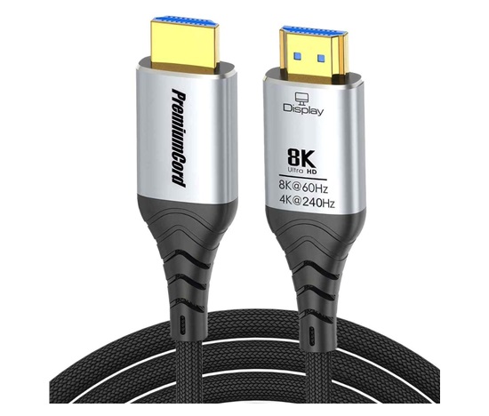 PremiumCord Ultra High Speed HDMI 2.1 optický fiber kabel, 8K@60Hz, pozlacený, 15m