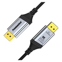 PremiumCord Kabel DisplayPort 1.4 8K optický M/M, pozlacený, 10m