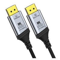 PremiumCord Kabel DisplayPort 1.4 8K optický M/M, pozlacený, 10m