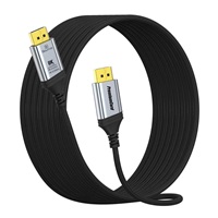 PremiumCord Kabel DisplayPort 1.4 8K optický M/M, pozlacený, 15m