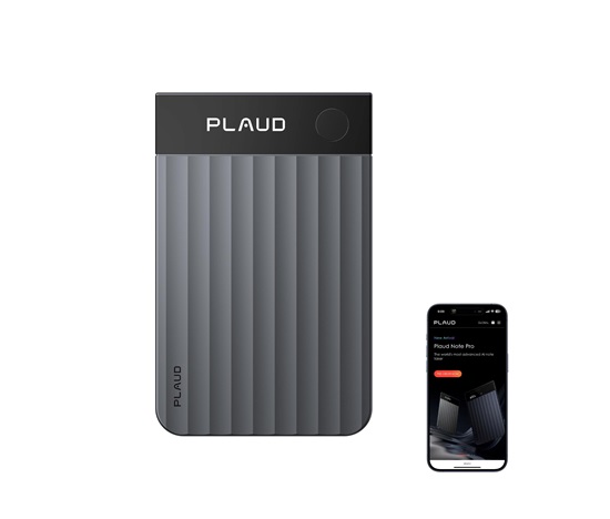 PLAUD Note Pro - AI hlasový záznamník, černý