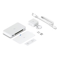 UBNT UDB-Switch, UniFi 2.5G PoE switch s Wi-Fi 7 bridgem