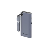 VERBATIM externí SSD 256GB Metal Pocket SSD, USB-C, Šedá