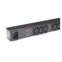 APC Rack PDU, Basic, ZeroU, 16A, 208/230V, (15)C13, IEC-320 C20 2.5m