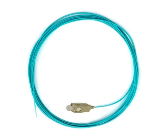 Pigtail MM 50/125, OM3, konektor SC, LS0H, 1m