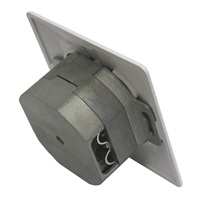 Zásuvka STP 2x RJ45 Cat5E, duální svorkovnice, pod omítku