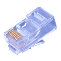 Konektor UTP RJ45 (8p8c), Cat5E, 50µm, licna(lanko) - 100 ks