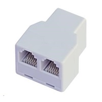 Dvojspojka RJ12, 1x6p6c/2x6p6c - telefonní