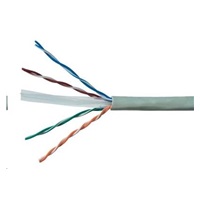 UTP kabel PlanetElite, Cat6, drát, PVC, Dca, šedý, 305m