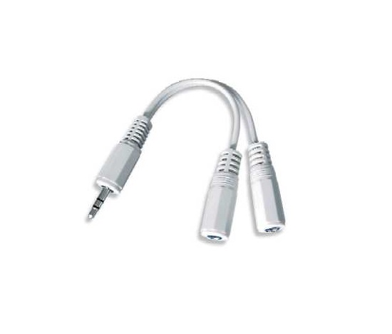 GEMBIRD Kabel audio 3,5mm Jack - 2x 3,5mm Jack (M/F, rozdvojka, stereo)