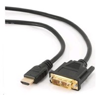 GEMBIRD Kabel HDMI - DVI 4,5m (M/M, DVI-D, Single Link, zlacené kontakty, stíněný)