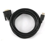 GEMBIRD Kabel HDMI - DVI 4,5m (M/M, DVI-D, Single Link, zlacené kontakty, stíněný)