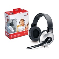 GENIUS sluchátka s mikrofonem HS-05A, svinovací kabel