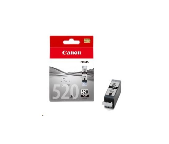 Canon CARTRIDGE PGI-520 černá pro IP3600,4600,4700, MP550,560, MP620,640,650, MP980,990, MX870