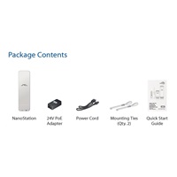 UBNT airMAX NanoStation M5 [5GHz, anténa 16dBi, Client/AP/Repeater, 802.11a/n, MIMO]