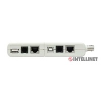 Intellinet Cable Tester, 4-in-1, RJ11, RJ45, USB and BNC