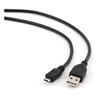 GEMBIRD Kabel USB 2.0 A-Micro B propojovací 1,8m (černý)
