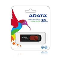 ADATA Flash Disk 32GB C008, USB 2.0 Classic, černá
