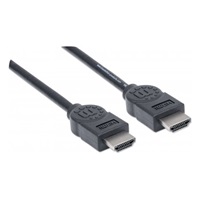 MANHATTAN kabel High Speed HDMI 4K, 3D, Male to Male, stíněný, černý, 15m