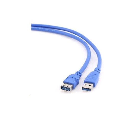 GEMBIRD Kabel USB 3.0 A-A prodlužovací 1,8m (modrý)