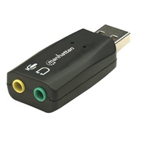 MANHATTAN Zvuková karta USB 3-D Sound Adapter
