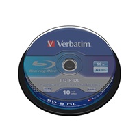 VERBATIM BD-R(10-pack)/DualLayer/spindle/6X/50GB