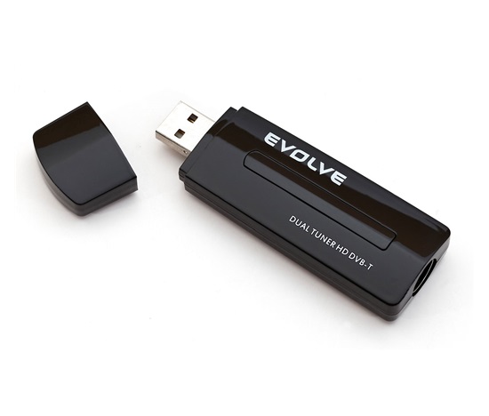 EVOLVEO Venus 2x HD DVB-T USB tuner s dálk. ovl. a anténou (HDTV/H.264/PiP/POP/PBP/TimeShift/EPG/TXT/USB2.0)