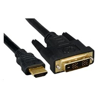 PREMIUMCORD Kabel HDMI - DVI 10m (M/M, zlacené kontakty, stíněný)