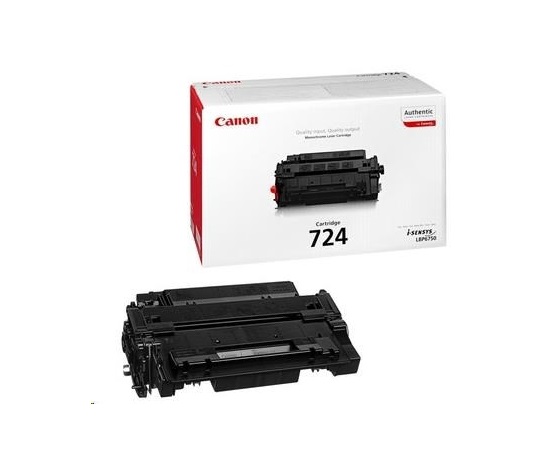 Canon TONER CRG-724 černý pro i-SENSYS LBP6750DN, LBP6780x, LBP7780Cx, MF512x, MF515x (6000 str.)