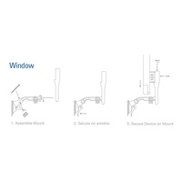UBNT NanoStatio Mount NS-WM [držák pro všechny druhy Nanostation na okno/zeď]