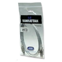 MANHATTAN Kabel USB 2.0 A-B propojovací 1,8m (stříbrný)