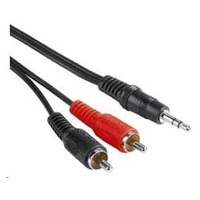 PREMIUMCORD Kabel audio 3,5mm Jack - 2x Cinch 10m (M/M, stereo)