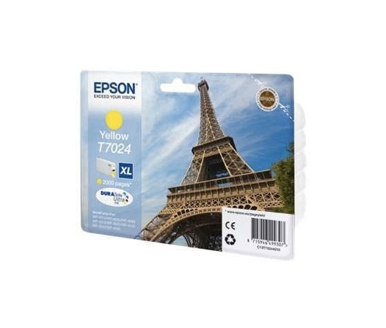 EPSON Ink bar WorkForce-4000/4500 - Yellow XL - 2000str. (21,3 ml)